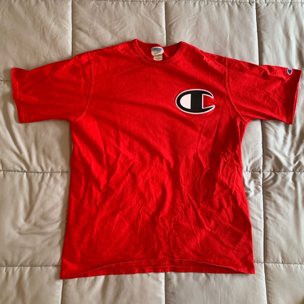 Red Champion XXL men’s vintage T Shirt EUC